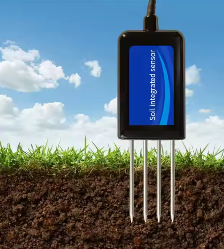 Sonde capteur de sol (Humidité+temperzture+ EC+NPK+PH+Salinité)